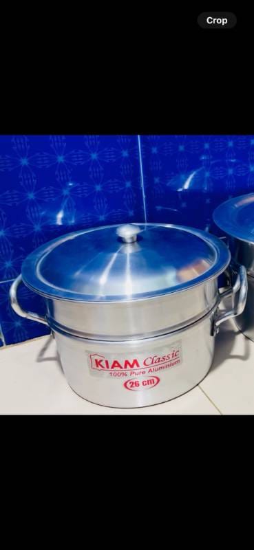 Kiam Classic Heroes Pot Set siz (26cm) 100% Pure Aluminium