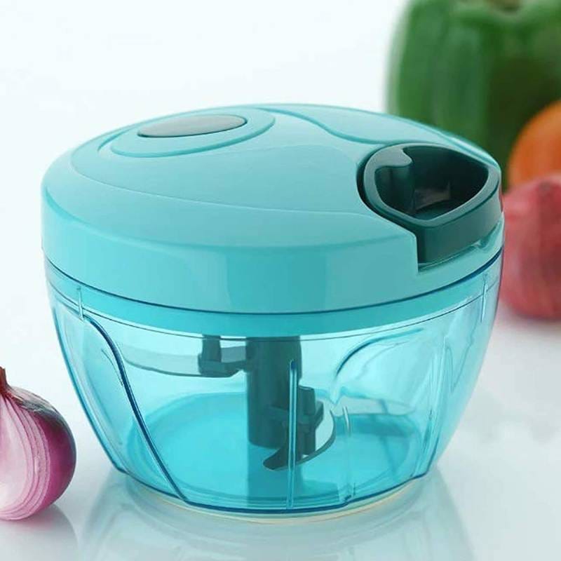 Manual Food Chopper, Compact & Powerful Hand Held Vegetable Chopper/Blender -350m